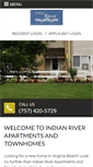 Mobile Screenshot of indianriverapts.com